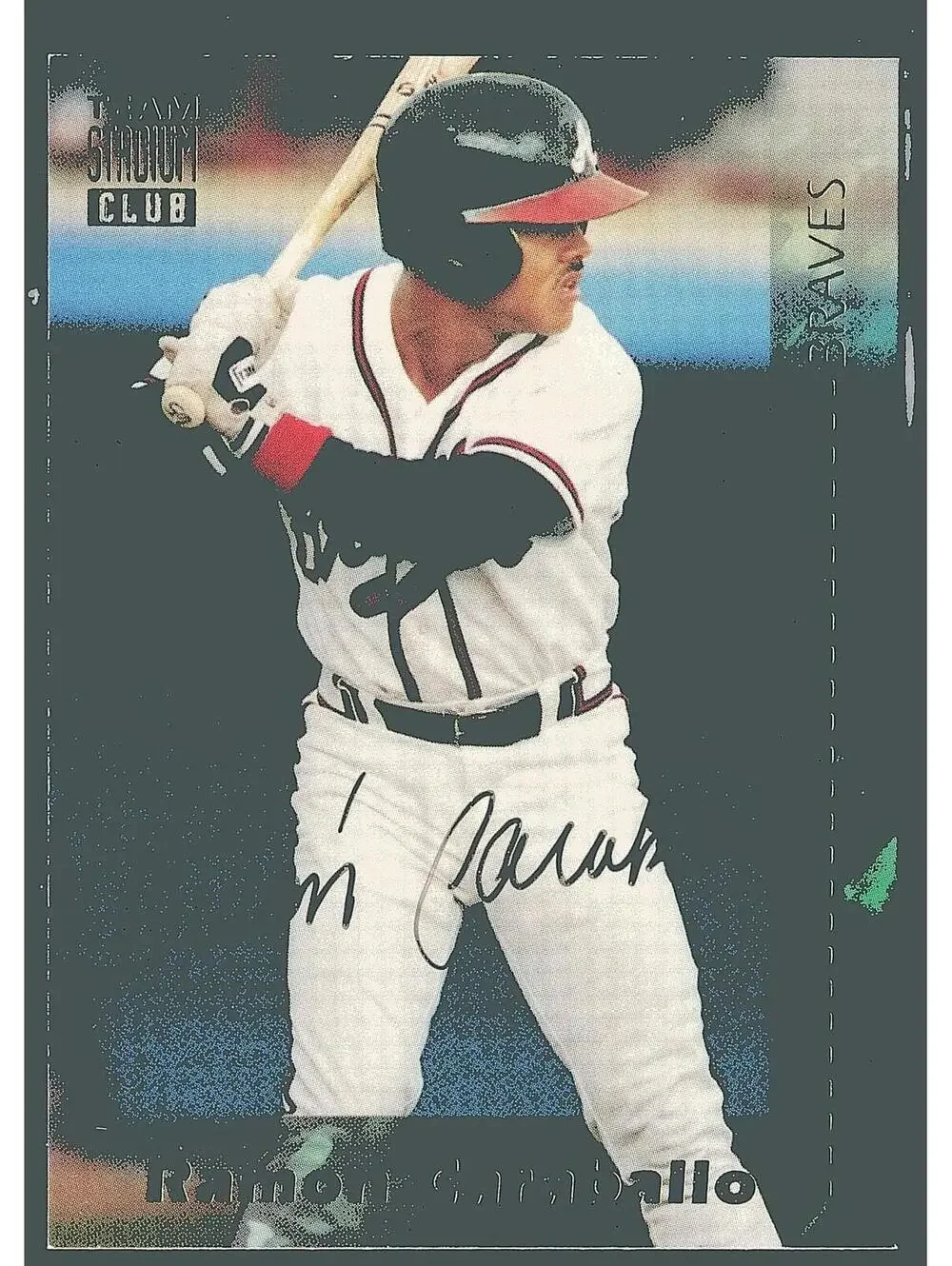 1994 Stadium Club Team #44 Ramon Caraballo HAND SIGNED